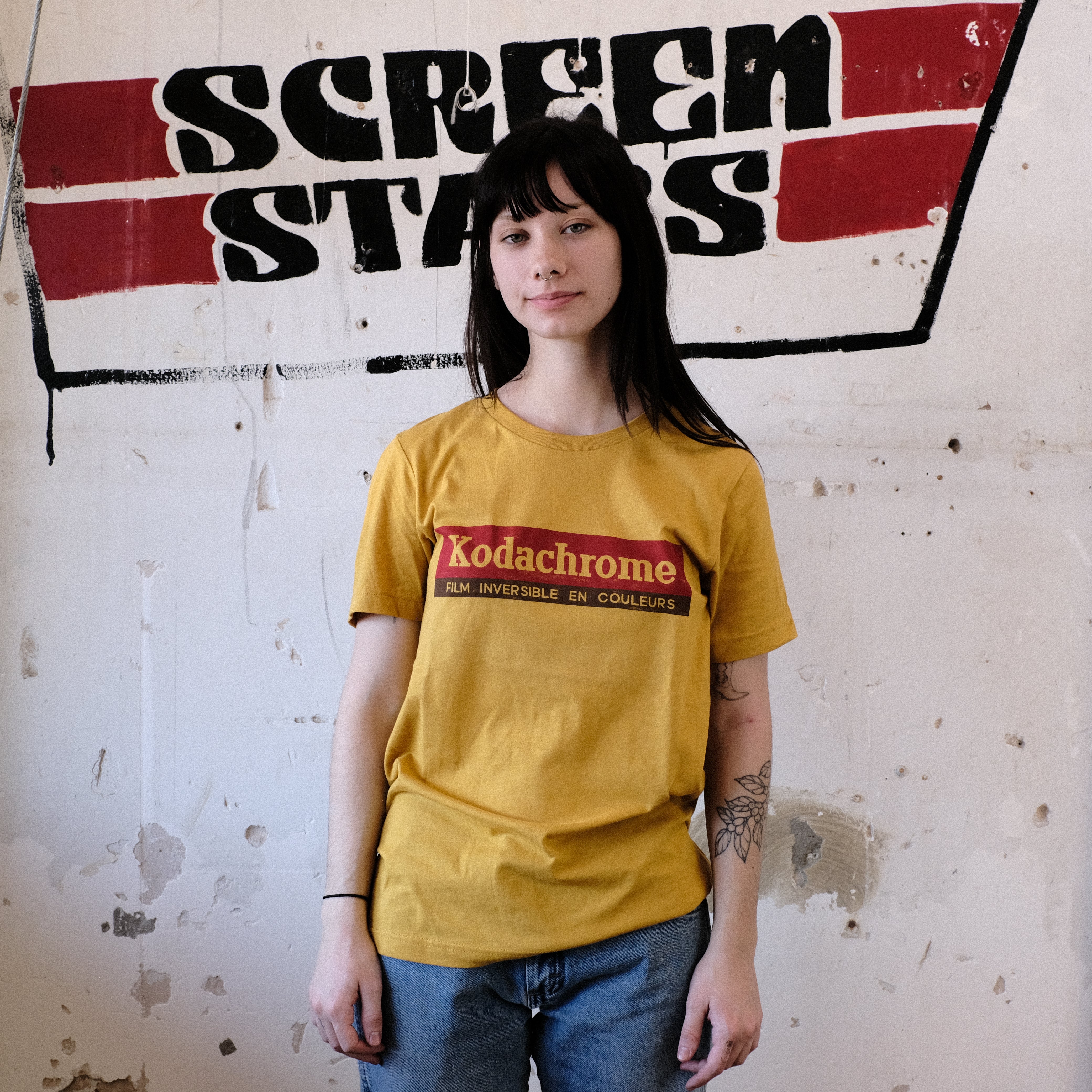 ★KODAK★ Kodachrome Film Askin Short Sleeve T-Shirt YELLOW KODAK T-shirt - Etsy