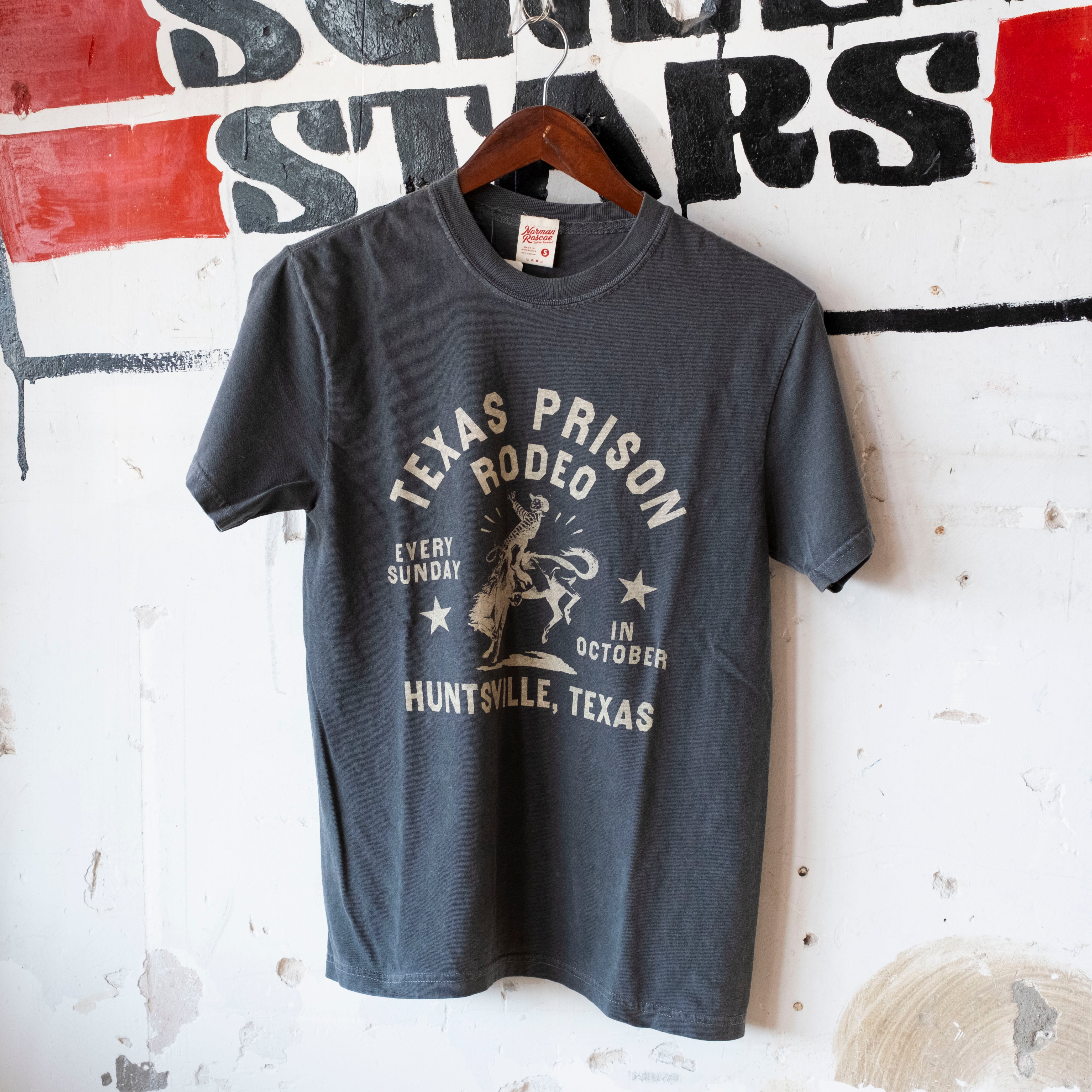 トップス Raleigh 1977 PRISON SHIRTS Texas Prison Rodeo T-Shirt – Norman Roscoe