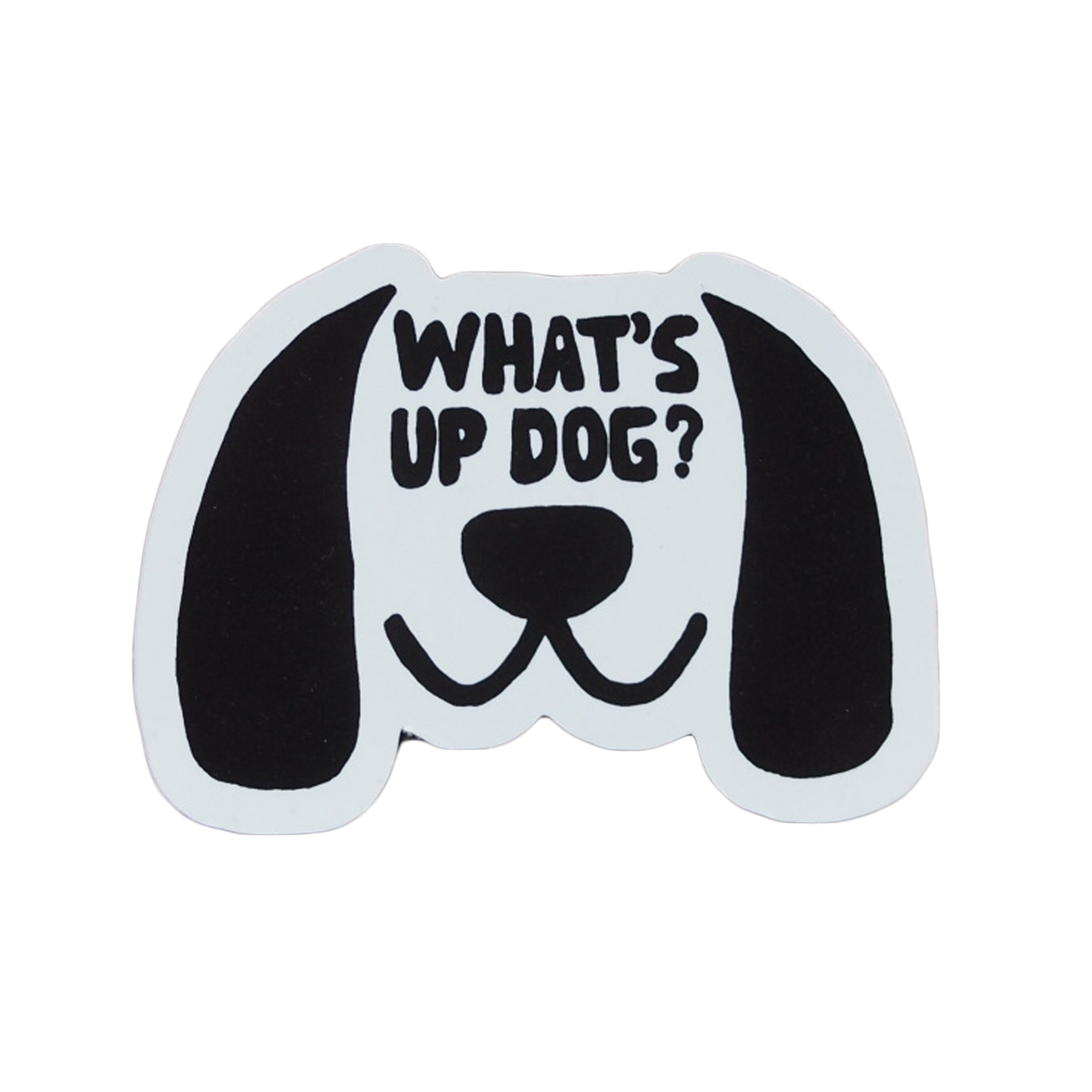 STICKER What's Up Dog Norman Roscoe